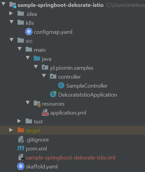 development-on-kubernetes-dekorate-skaffold-springboot-sourcecode