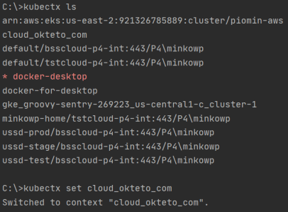 kubernetes-development-tools-kubectx