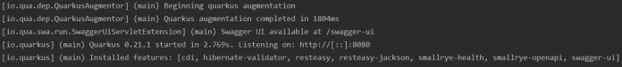 quarkus-startup