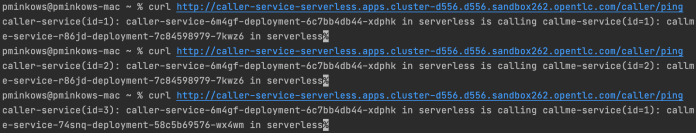 knative-microservices-communication