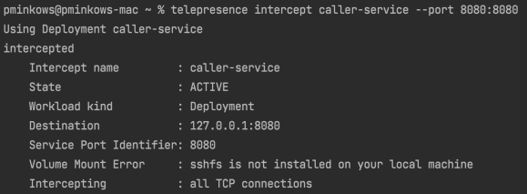 telepresence-kubernetes-intercept