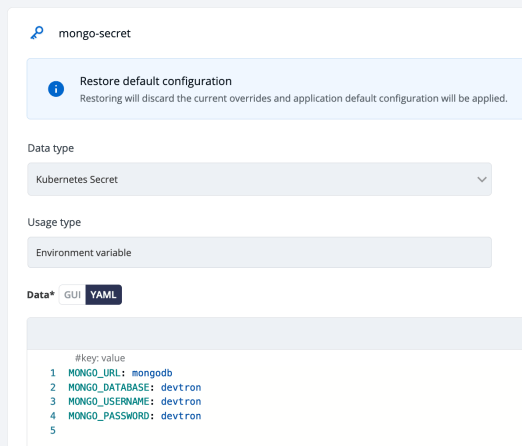devtron-gitops-secret