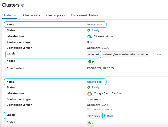advanced-cluster-management-kubernetes-list-clusters