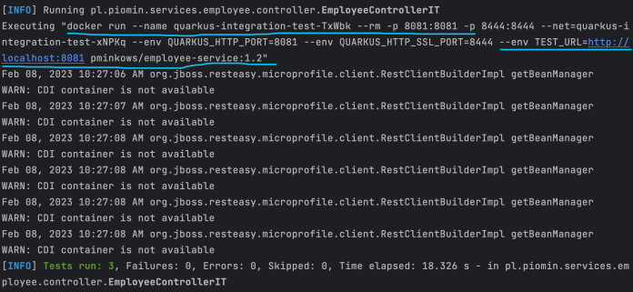 kubernetes-java-integration-tests