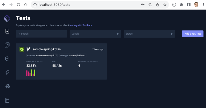 testkube-kubernetes-ui