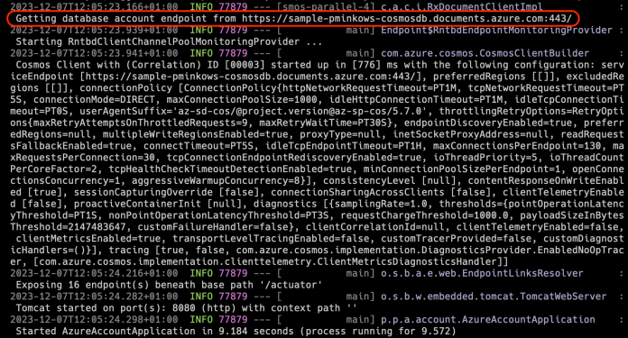 spring-cloud-azure-logs