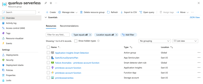 quarkus-azure-function-resources