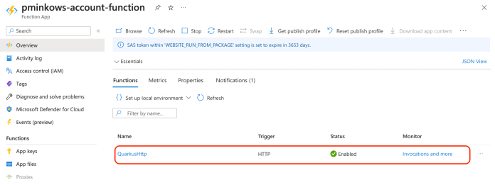 quarkus-azure-function-portal