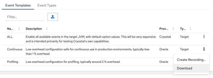 java-flight-recorder-kubernetes-event-templates