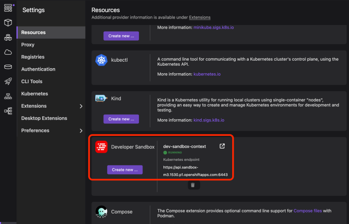 odo-podman-kubernetes-developer-sandbox