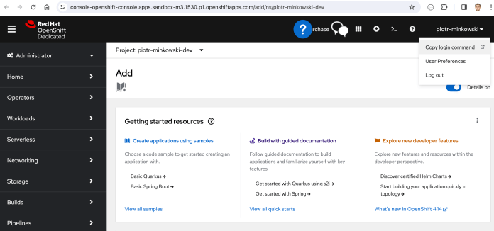 odo-podman-kubernetes-ocp
