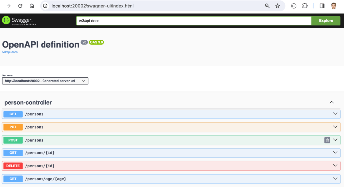 odo-podman-kubernetes-swagger