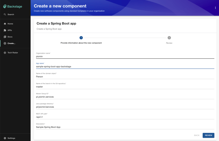 backstage-app-create
