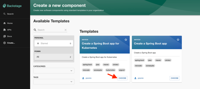 backstage-kubernetes-create