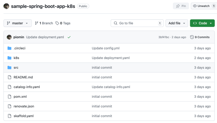 backstage-kubernetes-repo