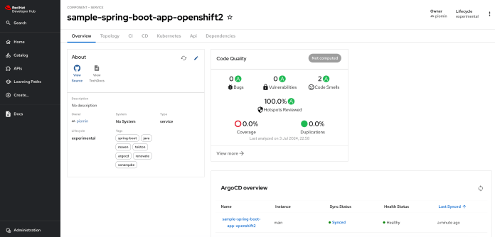 developer-hub-openshift-overview