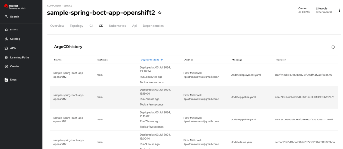 developer-hub-openshift-cd